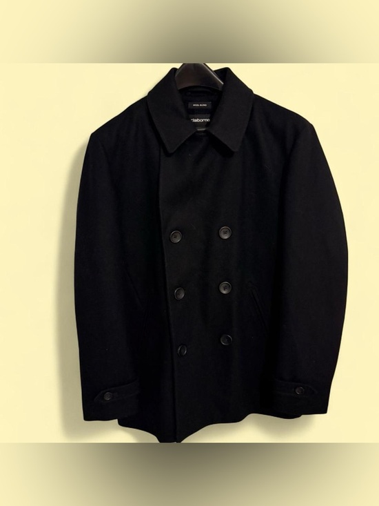 Claiborne Other - LIZClaiborne Black Wool Double-Breasted Pea Coat